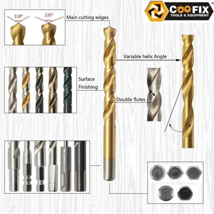 Straight Shank Metal Drill Bits